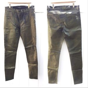 J Brand Super Skinny Coated Jeans